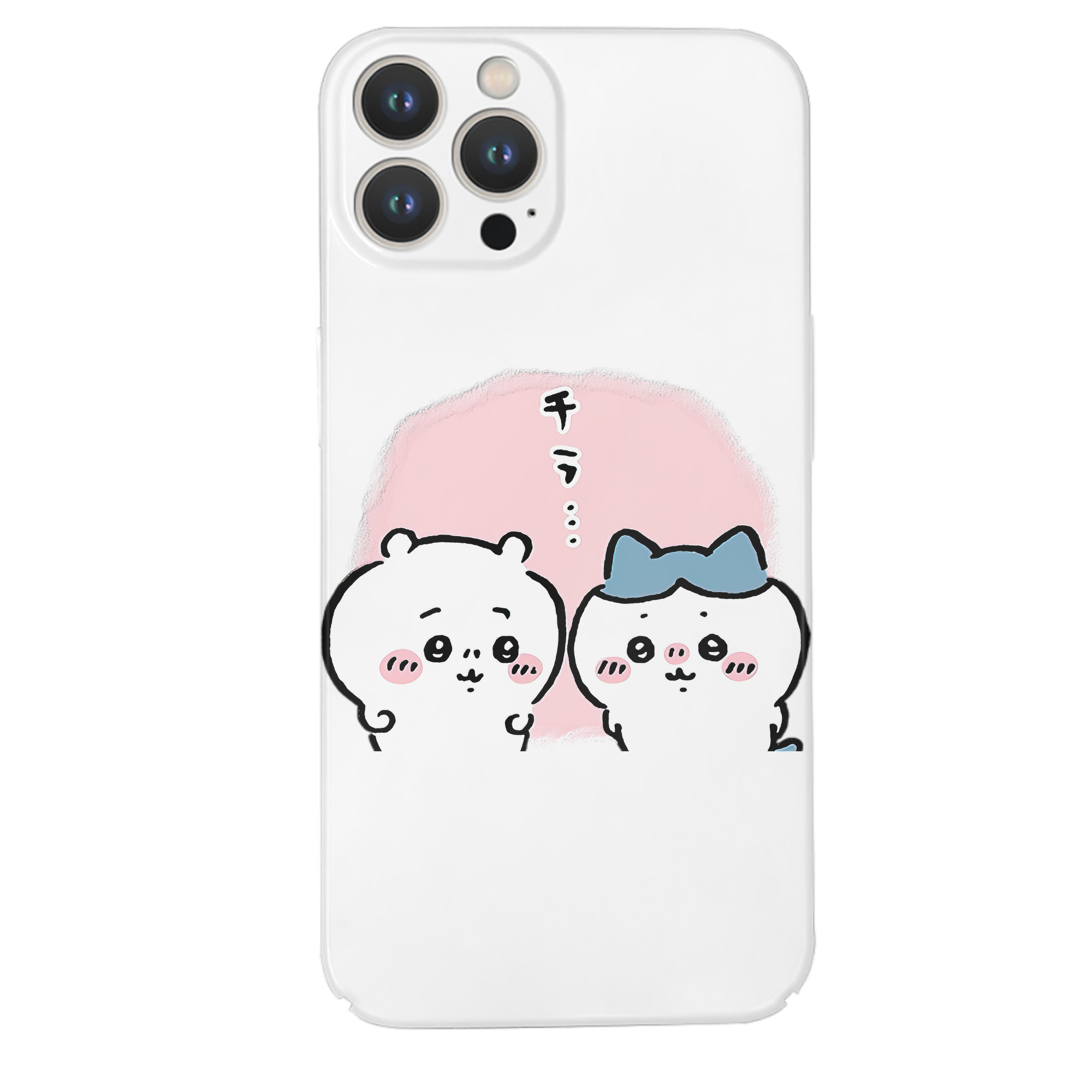 （画像用） ちいかわ ハチワレ Chii-kawa hachiware 【iPhone 14シリーズ対応】ハードケース